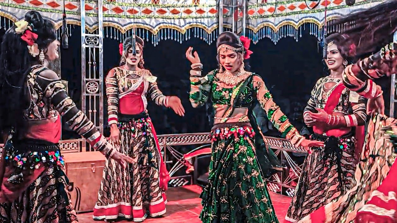 Bargaon Natak Heroine & Dasi Sambalpuri Dhamaka Dance Nuda Ghasa & Mahara Sambalpuri Song 