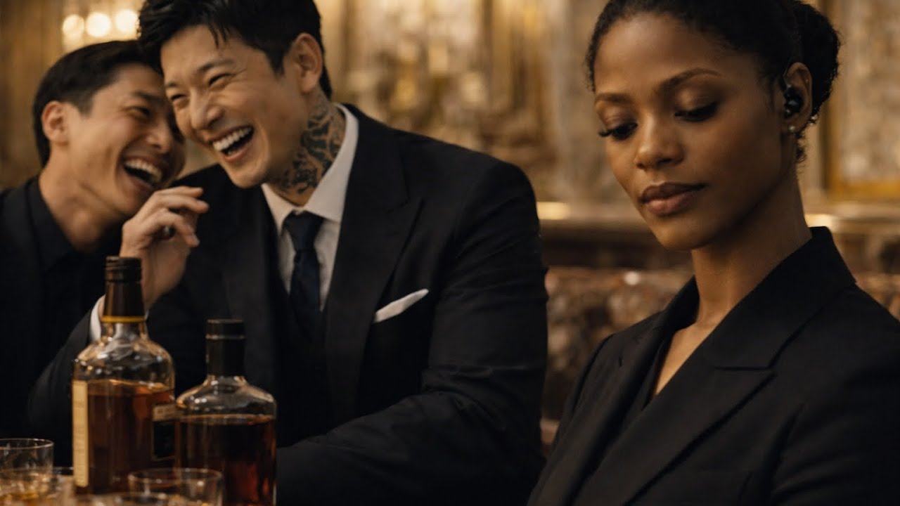 Korean Mafia Boss Speaks Korean to Humiliate a Black Female Bodyguard — He Freezes When She Repli…