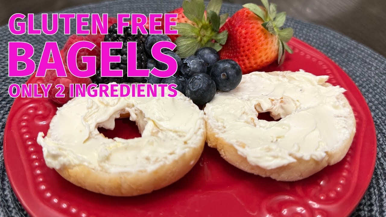 Extremely Easy Homemade Gluten Free Bagels Only 2 Ingredients I No Yeast, No Eggs, No Oil