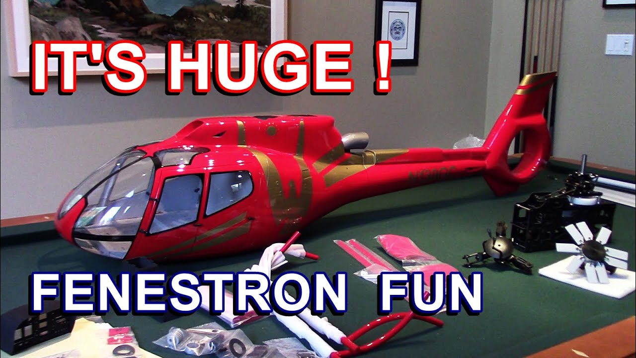 Roban EC130 RC Helicopter Unboxing & Fenestron Tail Details