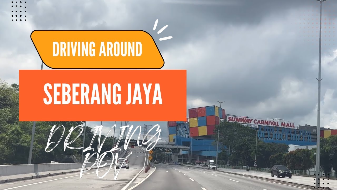 Driving from Sungai Dua, Butterworth to Seberang Jaya - Sunway and Lotus