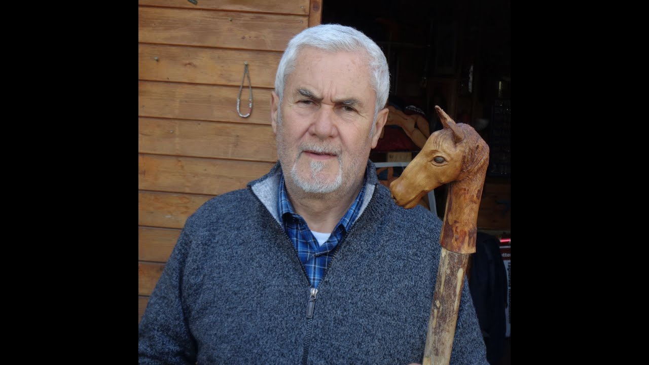 testa di cavallo per bastone