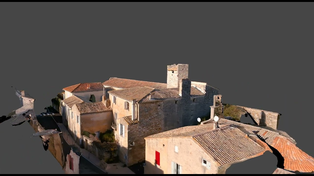 Mod&egrave;le 3d - Photogramm&eacute;trie par drone