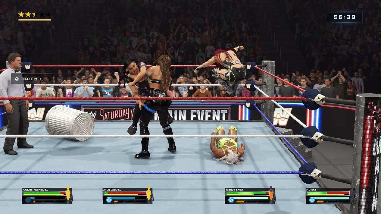 WWE 2K25_4 way elimination match.