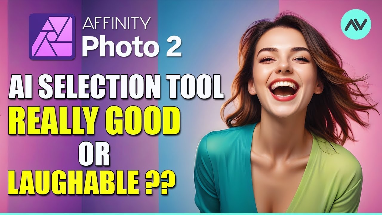 Is Affinity Photo's AI Selection Tool REALLY Worth It? Background Removal Real Deal!