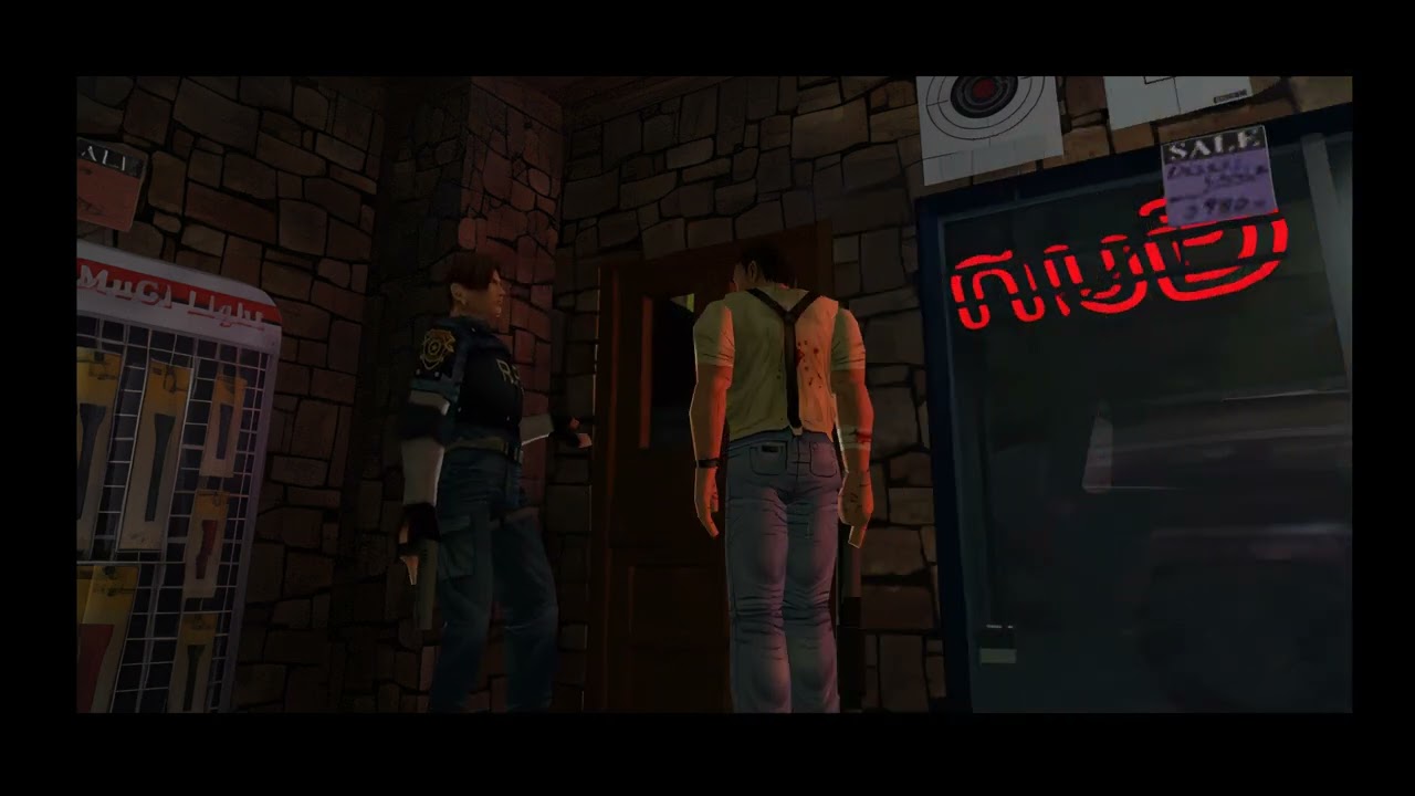 Resident Evil 2 1998 with HD mods.