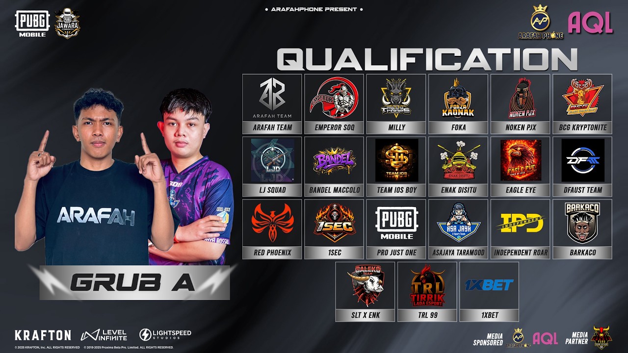 QUALIF ARAFAH PRESENT PUBG MOBILE PAPUA LEAGUE
