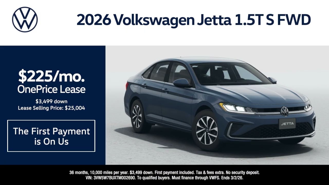 Lease a 2026 Tiguan or Jetta in Vestal | Current Lease Offers at Matthews Volkswagen