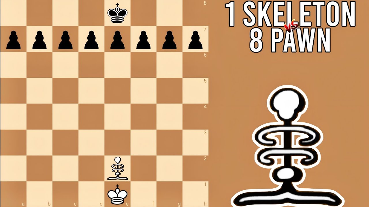 When SKELETON enters in Chess Board.