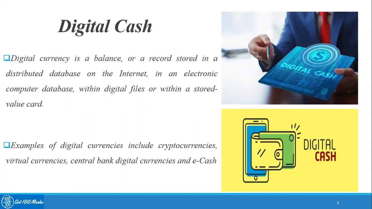 3.4  Digital Cash and Digital Wallet