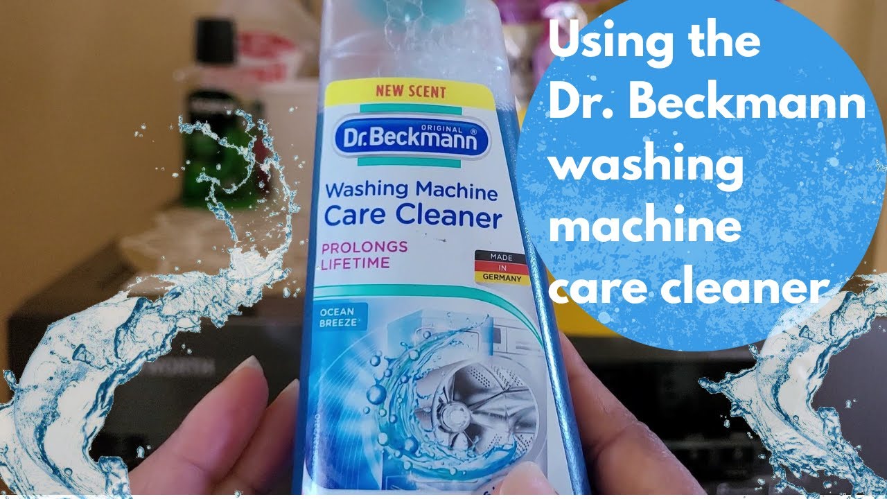 How I used the Dr. Beckmann washing machine care cleaner