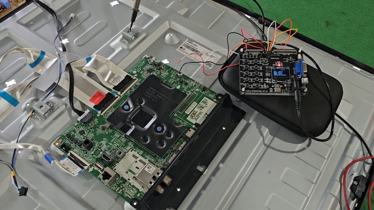 TV LG 50UQ8050PSA SEM IMAGEM - REDUÇÃO VGH  E VGL VIA PROGRAMADOR