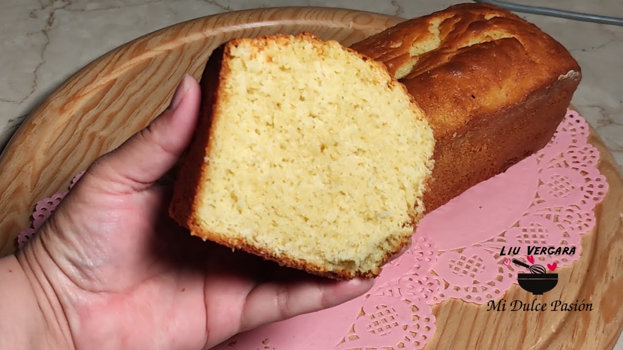Panque de natas sabor naranja