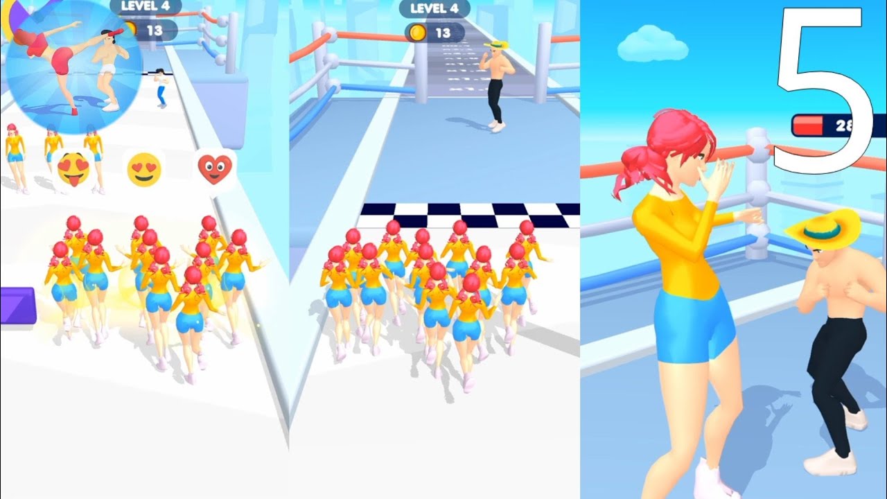 Girl Attack🌈🌵🥒Android,iOS Game All Levels Gameplay
