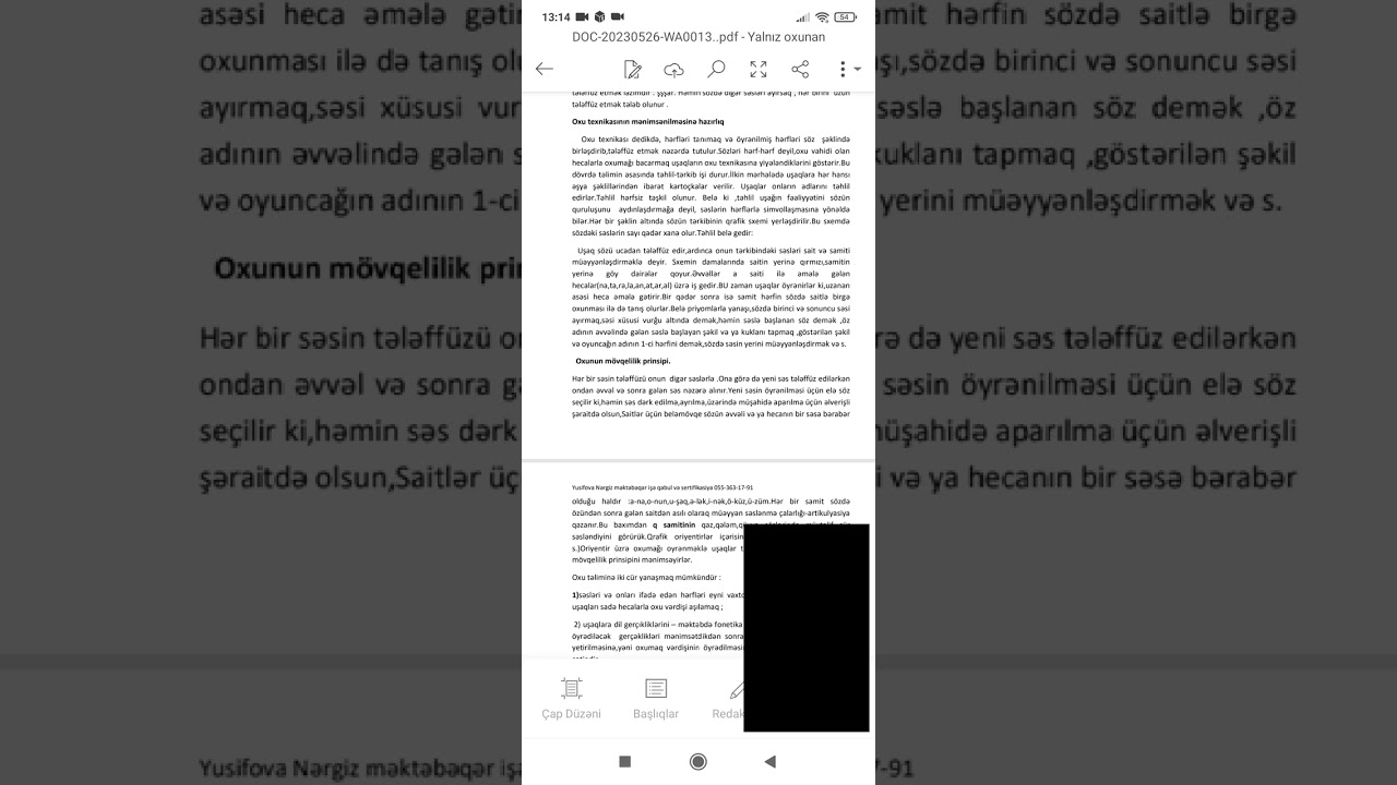 Savad təlimi məşğələsi- məktəbəqədər miq və sertifikasiya 055-363-17-91