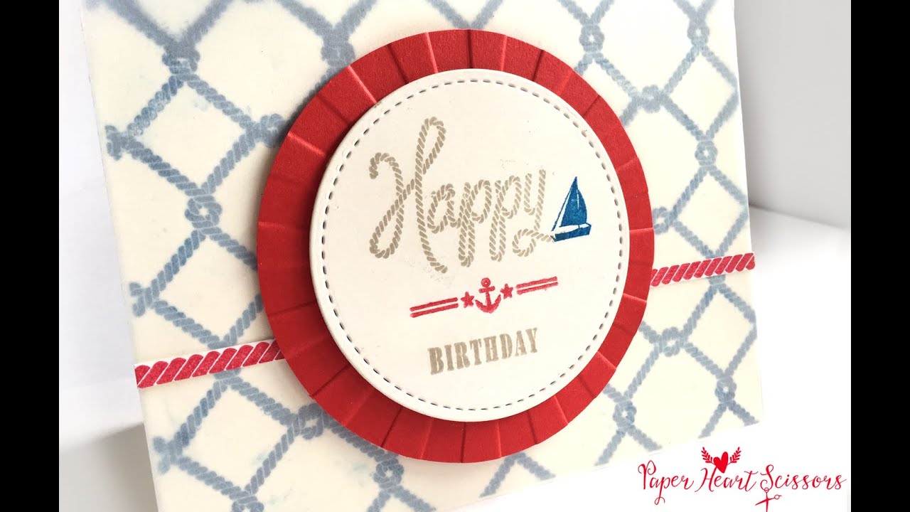 Nautical Birthday Card