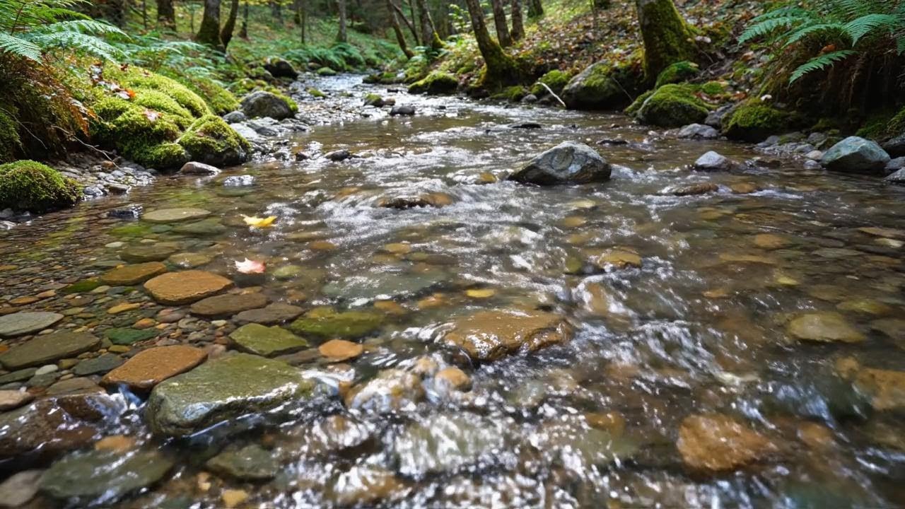 Tender Peace Stress Relief Medicine amid River Forest Glow for Mental Harmony 🌟