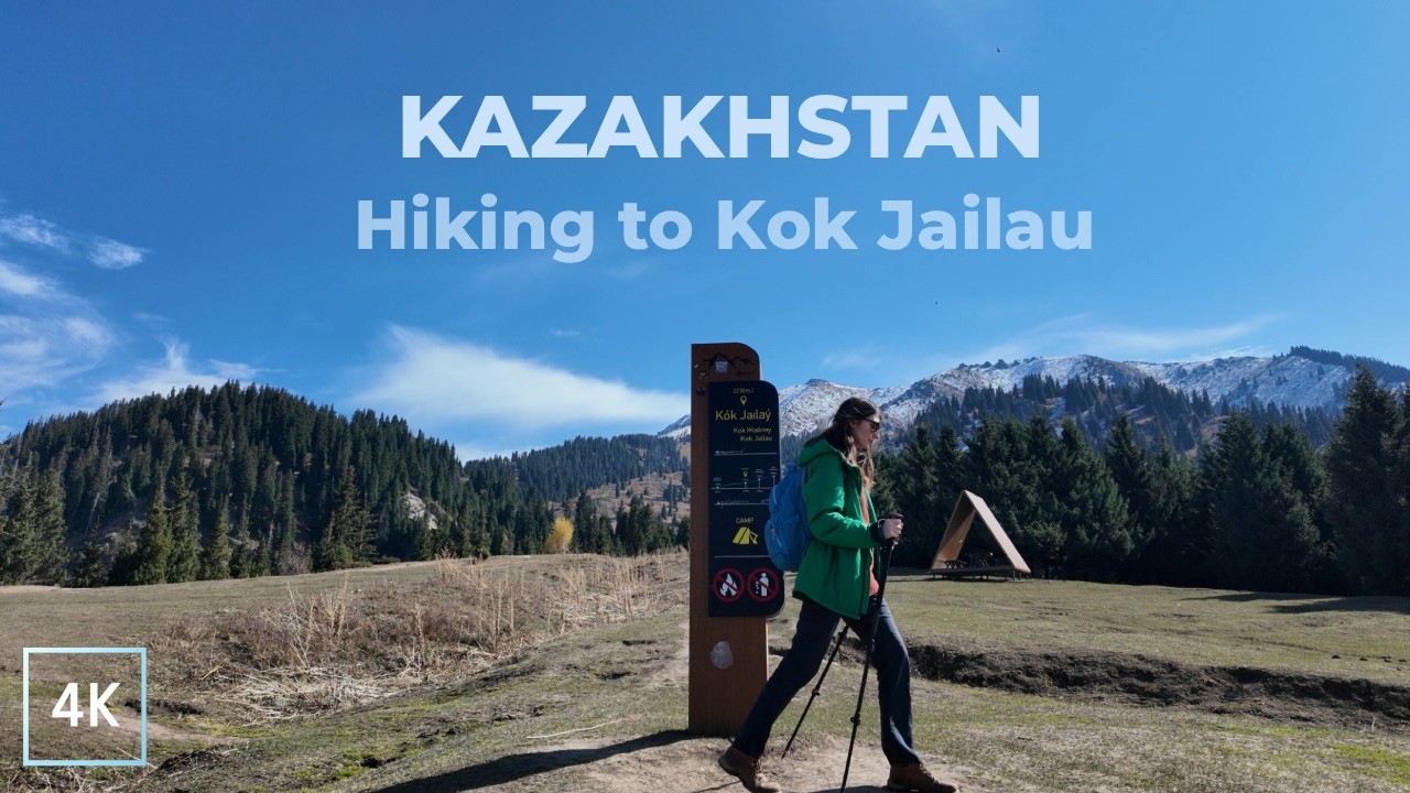 Back in Time: Silent Solo Hike to Kok-Jailau, Kazakhstan / Late October Mountains