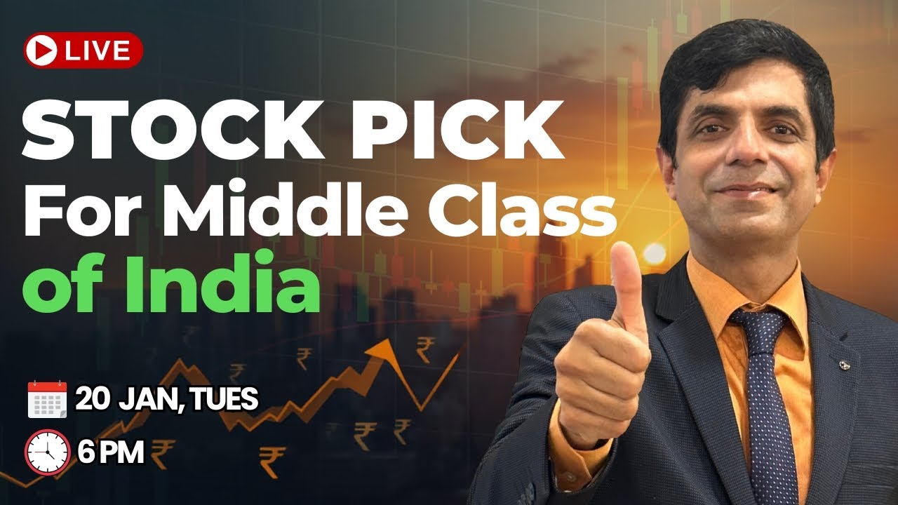 Stock Pick For Middle Class of India | Livestream