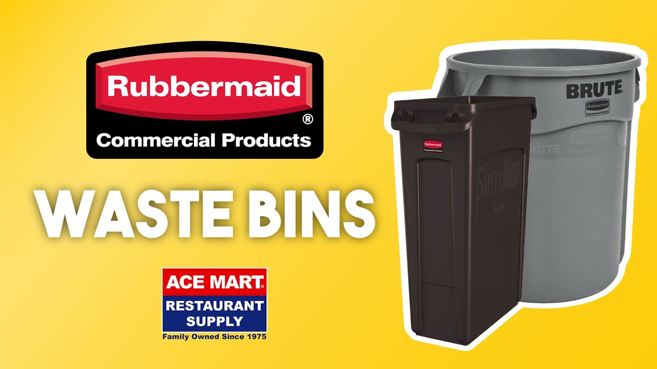 Rubbermaid Commercial Products Brute® and Slim Jim® Waste Bins
