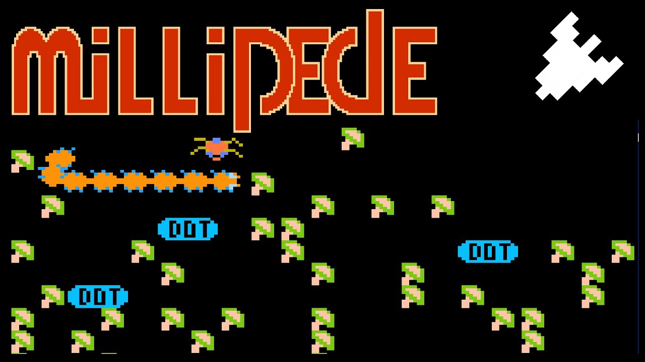 Millipede (Famicom, 1987) – 1P Game A 101-round Session  🎮
