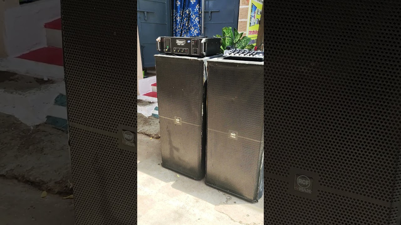 stranger 500 Watt machine amplifier 400 watt p audio 15 inch speaker top bhopal call me 8602789262