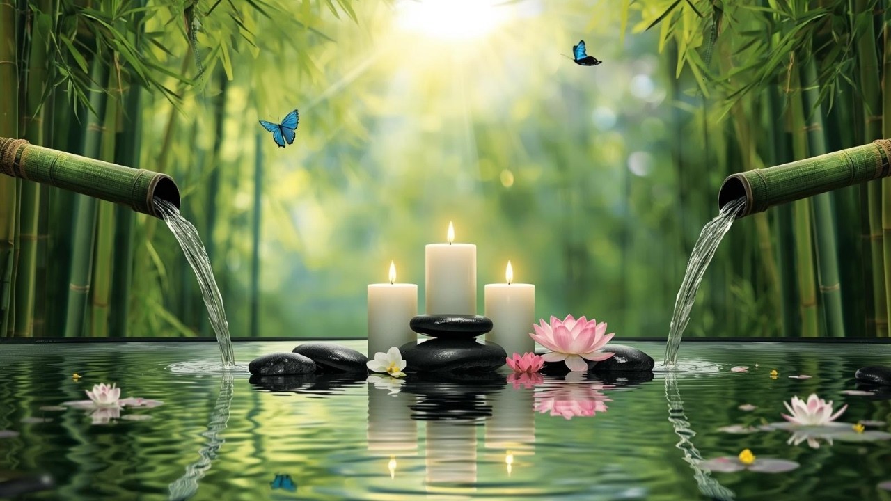 Relaxing Spa Music, Meditation Music, Nature Sounds -Relaxing Piano Music & Water Sounds, Calm Music