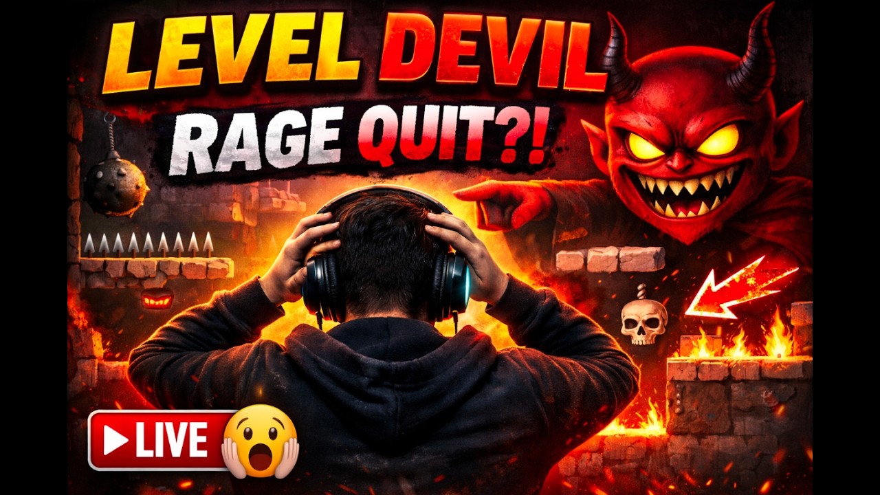 🔴 LIVE: LEVEL DEVIL – THE MOST ANNOYING GAME EVER?! 😈🔥 | @unknown-gaming-7
