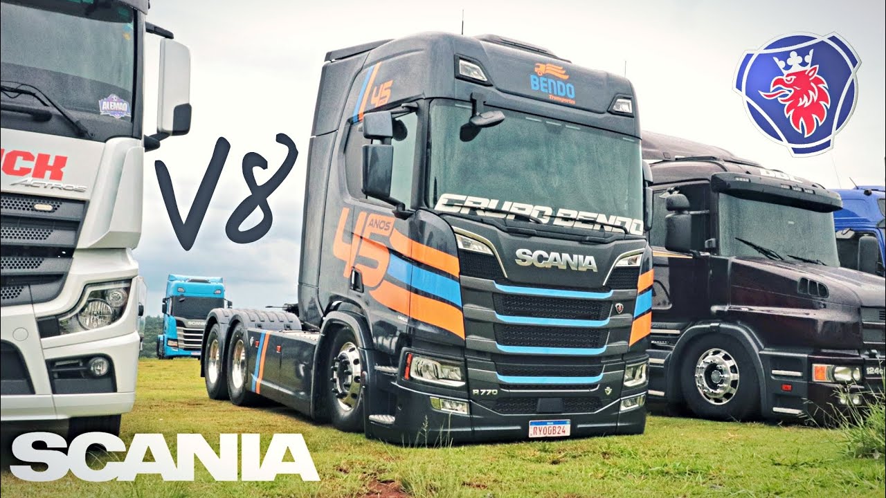 SCANIA 770 V8 Edição Comemorativa 45 Anos do Grupo Bendo Transportes - Diesellândia / Fórmula Truck