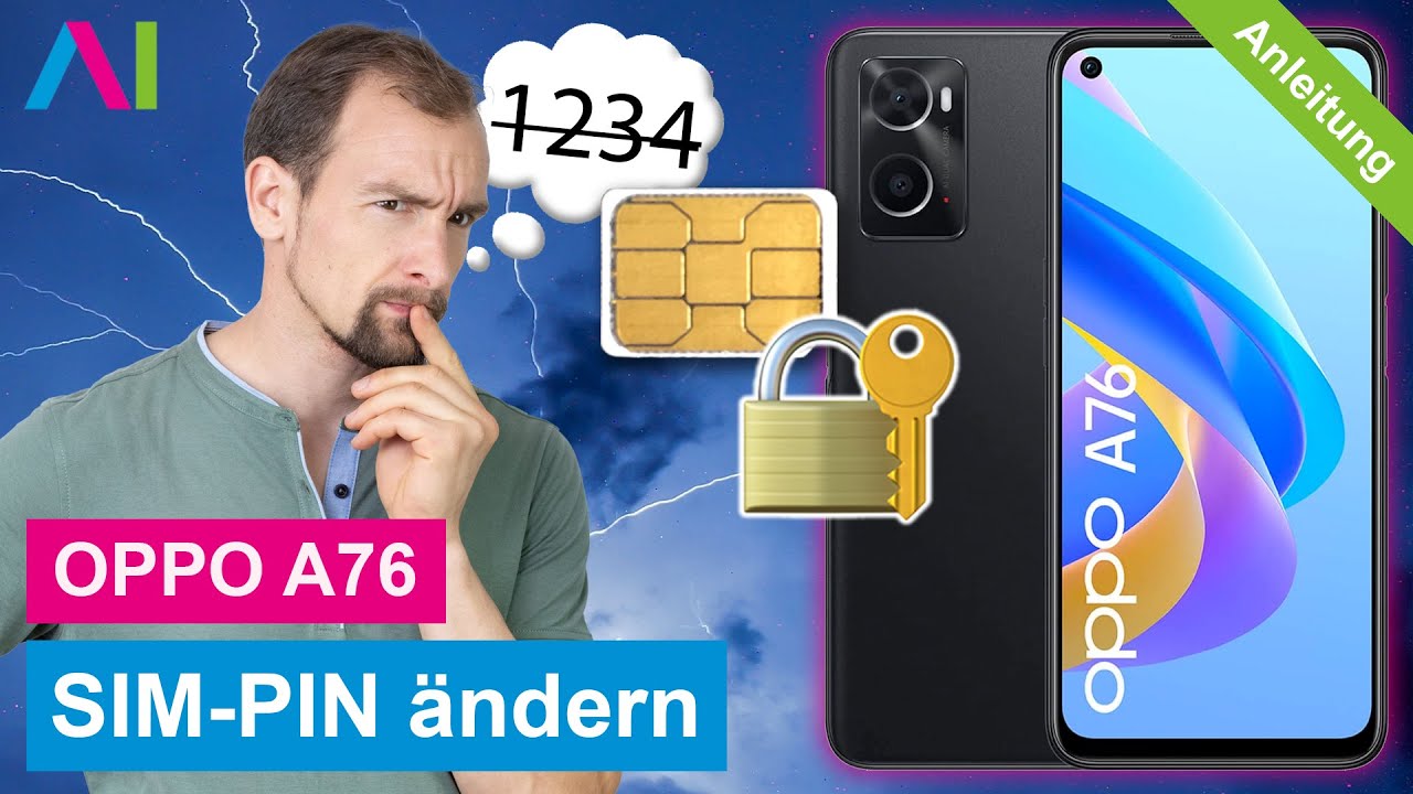 OPPO A76 - SIM-PIN ändern • 📱 • 🧑🏽‍💻 • 🔐 • Anleitung | Tutorial