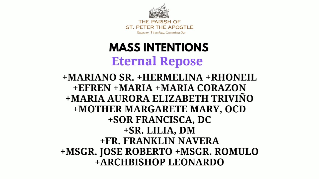 LIVE MASS: SECOND WEEK IN ORDINARY TIME