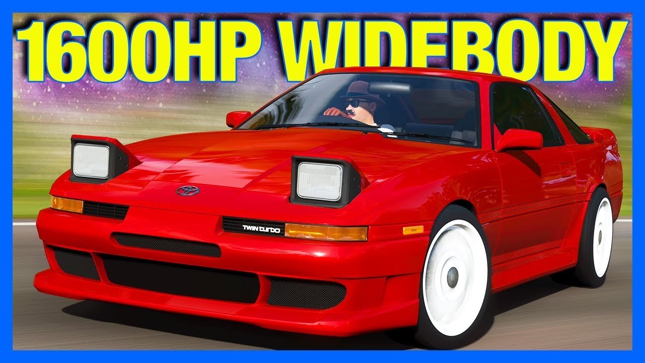 Forza Horizon 4: 1600 лошадиных сил Widebody Supra!! (FH4 Toyota Supra)