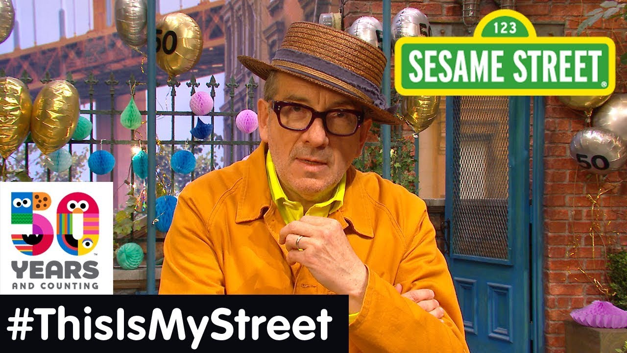 Sesame Street Memory: Elvis Costello | #ThisIsMyStreet