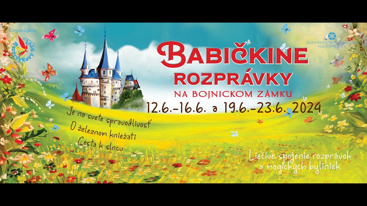 Babičkine Rozprávky na Bojnickom zámku 2024
