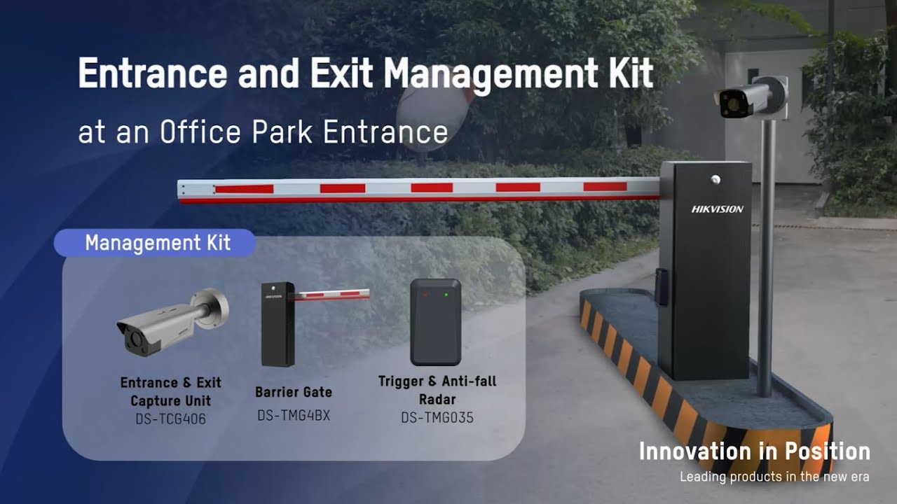 LẮP ĐẶT BARRIER DS-TMG4B0 (Installation Guide of 4B Barrier Gate)