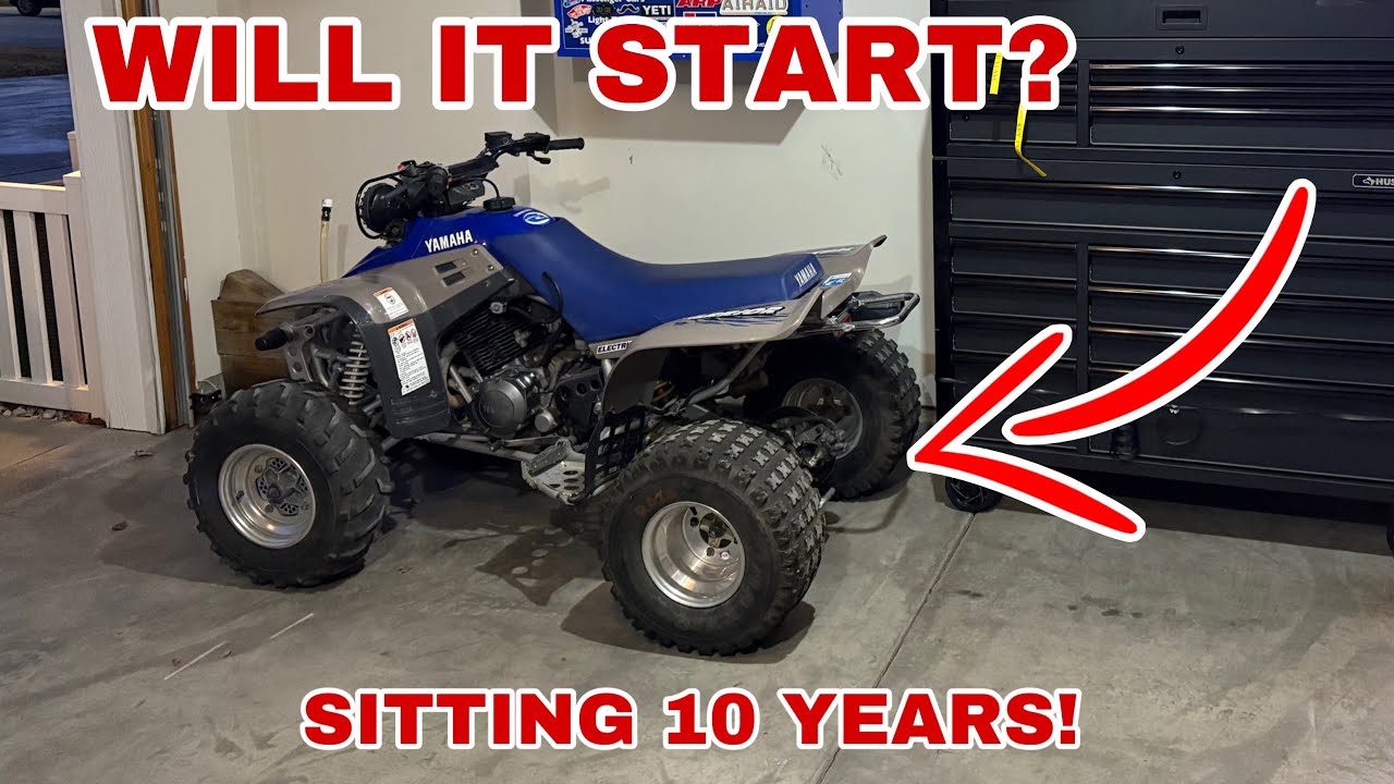 WILL IT START? | 1998 Yamaha Warrior 350