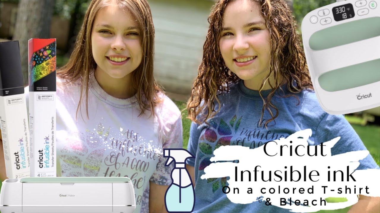 Cricut Infusible Ink On A Colored T-shirt & Bleach?