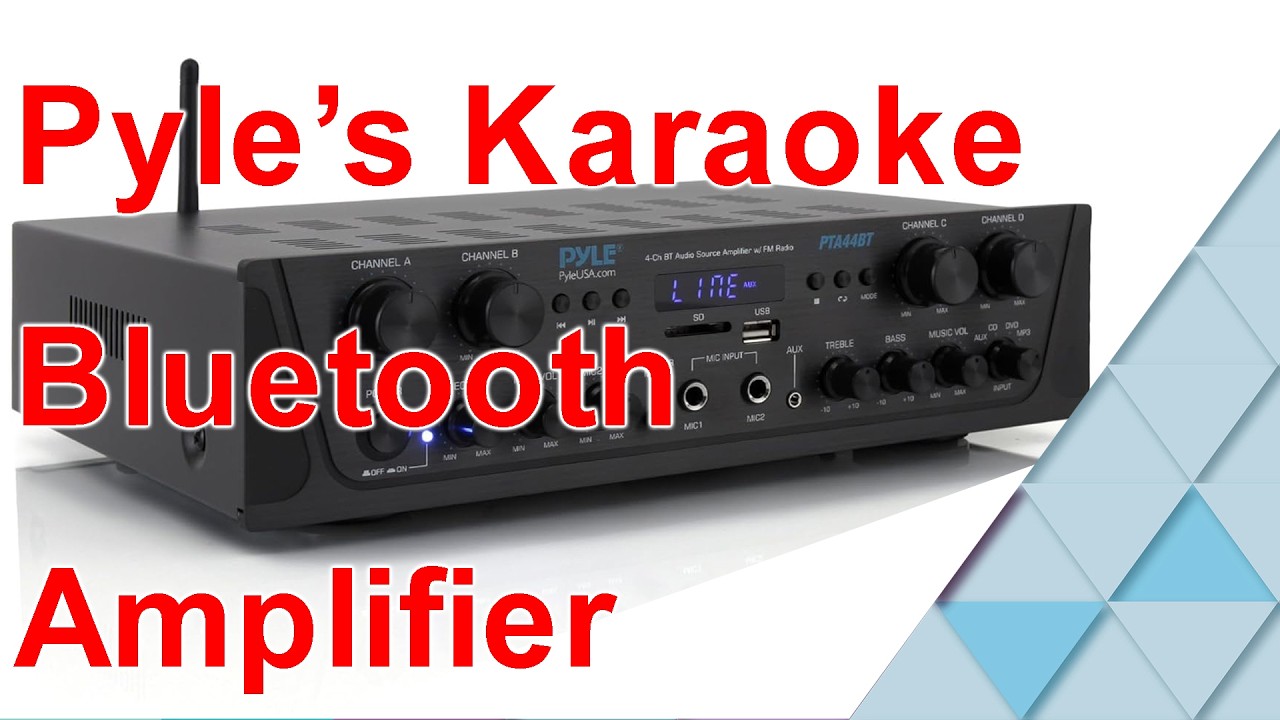 easy setup of the Pyle Karaoke Bluetooth Amplifier