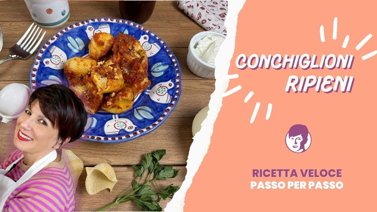 Conchiglioni ripieni al forno | Il Mondo di Antonietta Polcaro