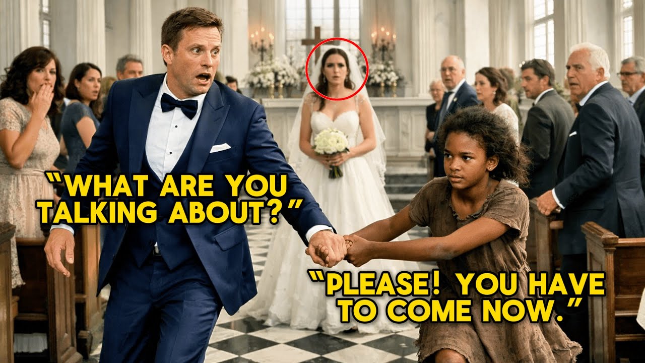 Billionaire Is Shocked When A Black Poor Girl Pulls Him Away From His Wedding…But Five Seconds Later