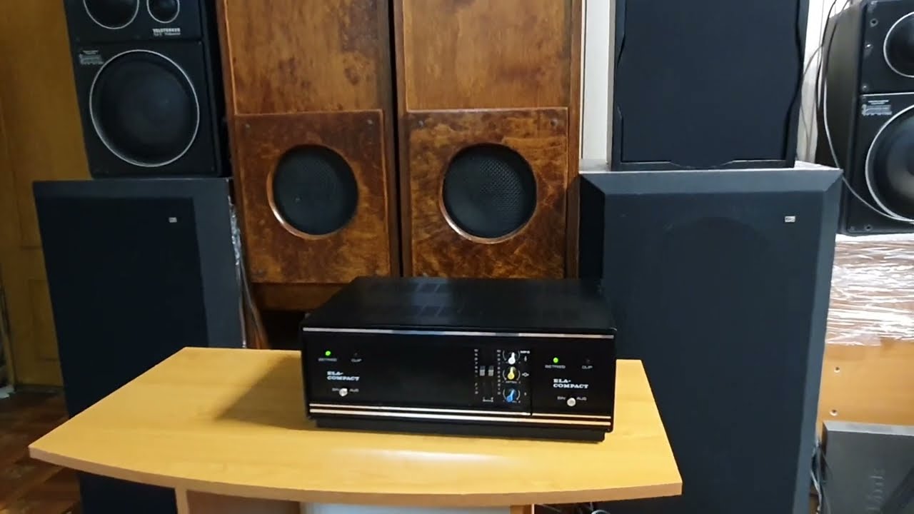 Professional HIFI amplifier ELA--Compact, FG-Elektronik & Telefunken TLX2 test