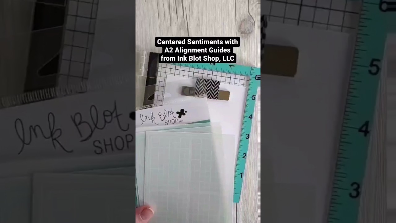 How to Get Perfectly Centered Sentiments on Your Handmade Cards :: Short Video