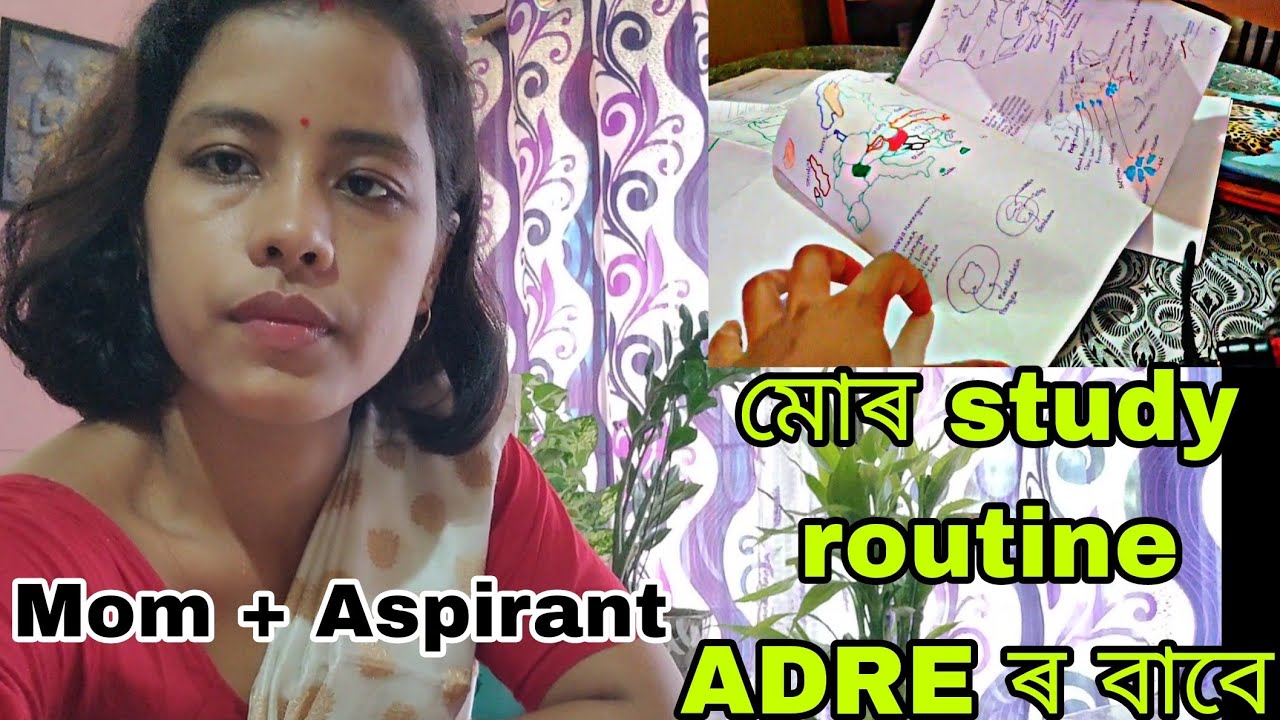 Study routine for adre / my study time as a housewife/ 