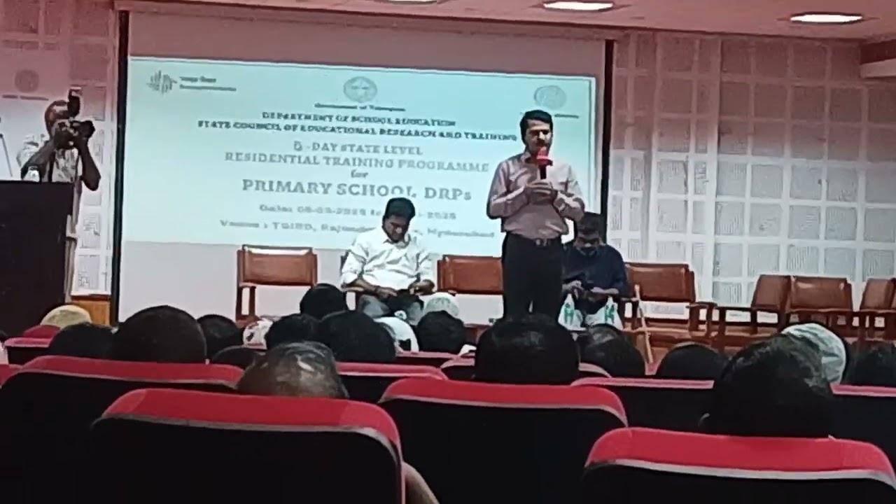 Director of school education Sri,Narsimha sir and Director SCERT Hyderbad Sri,Ramesh sir speech FLN