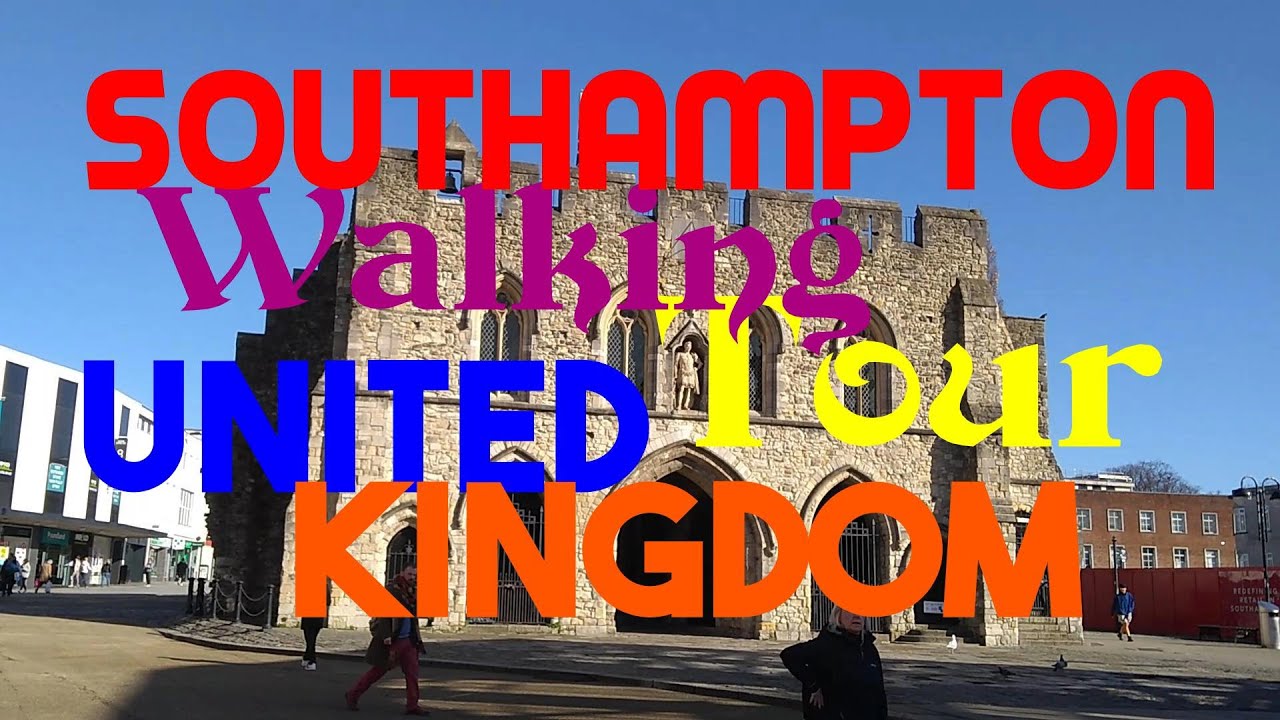 On a Sunny Day Walk in Southampton. United Kingdom | With Captions