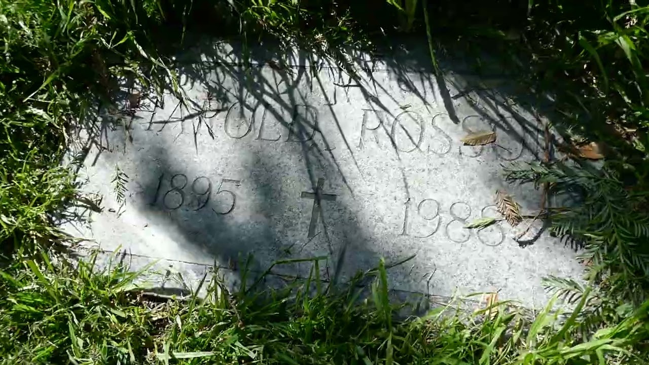Arthur Rosson & Harold Rosson Graves Hollywood Forever Cemetery Los Angeles California April 4, 2023