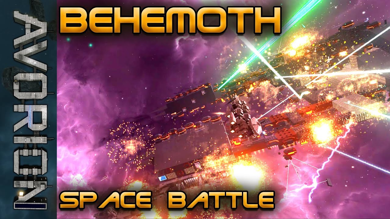 Behemoth of the East cinematic fight - Avorion - Space Battle