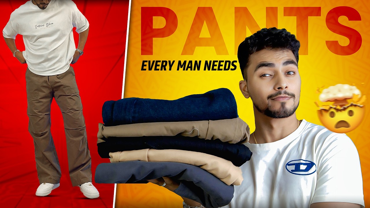 😤STOP Wearing Boring Pants: 5 Must Have Pants under ₹1000🔥
