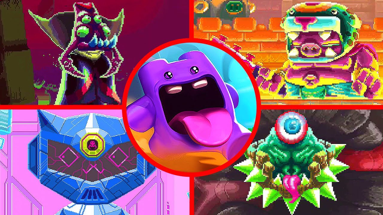 Super Mombo Quest - All Bosses + Ending (Boss Fight) 1080P 60 FPS