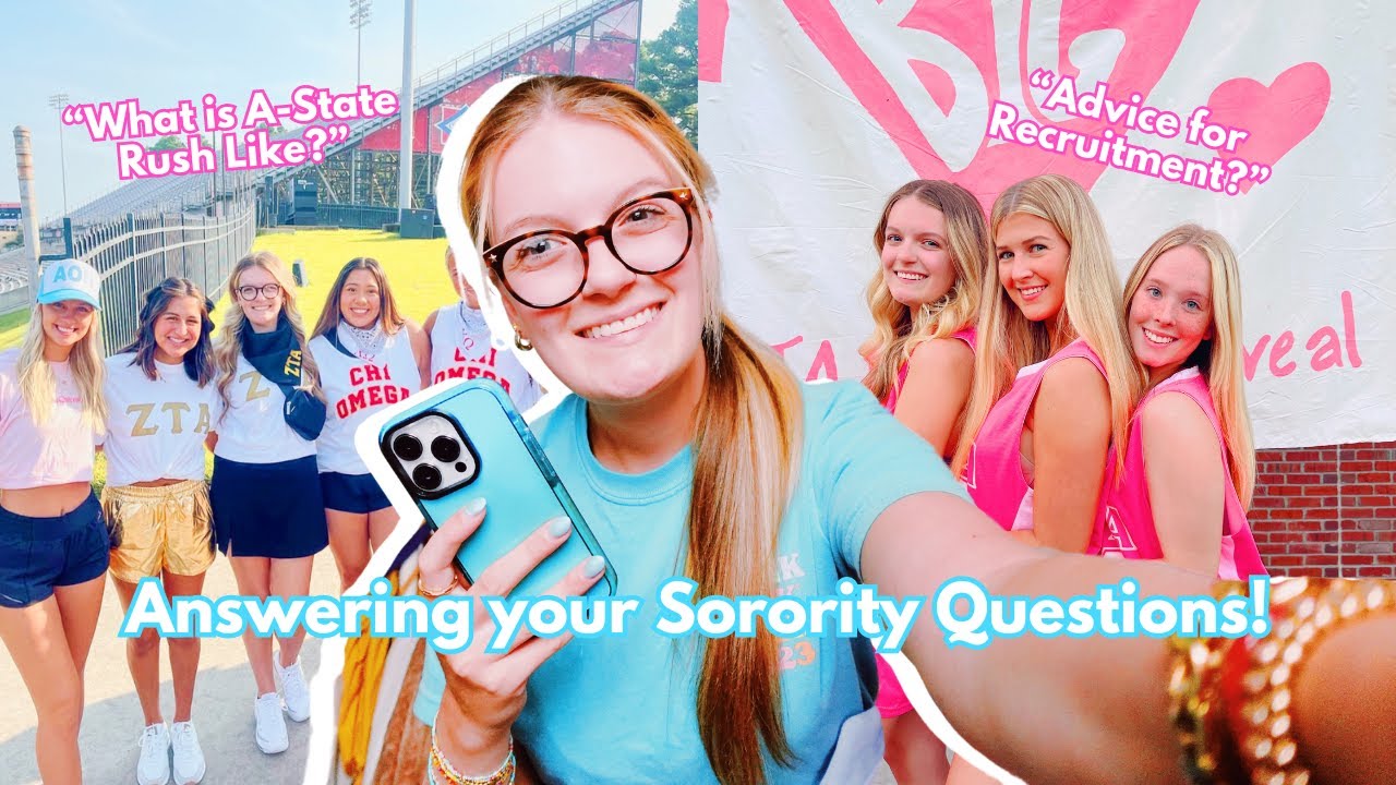 Answering your Sorority Rush Questions ✨ Arkansas State University